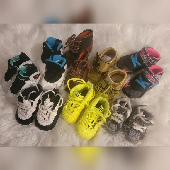 Infant Brand (Jordan, Nike, Adidas, Polo, and NB) Tennis Shoes - Picture 1 of 1